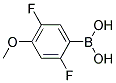 2,5-Difluoro-4-methoxybenzeneboronic acid 结构式