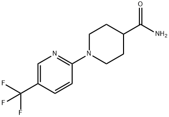 1-(5-(三氟甲基)吡啶-2-基)哌啶-4-甲酰胺 结构式