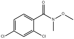 2,4-Dichloro-N-methoxy-N-methylbenzamide 结构式