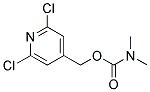(2,6-Dichloropyridin-4-yl)methyl N,N-dimethylcarbamate 结构式