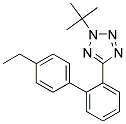 1-叔丁基-4-(4'-乙基联苯-2-)1,2,3,5-四唑 结构式
