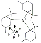 TRIARYLSULFONIUM HEXAFLUOROANTIMONATE SALTS, MIXED 结构式