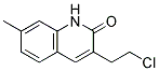 3-(2-CHLOROETHYL)-7-METHYL-2(1H)-QUINOLINONE 结构式