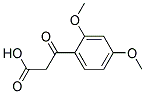 3-(2,4-DIMETHOXY-PHENYL)-3-OXO-PROPIONIC ACID 结构式