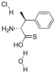 (2R,3S)-2-氨基-3-苯基硫代丁酸盐酸盐水合物 结构式