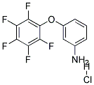 3-(2,3,4,5,6-PENTAFLUOROPHENOXY)ANILINE HYDROCHLORIDE, TECH 结构式