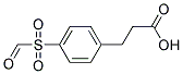 3-(4-METHANESULPHONYLOXOPHENYL)PROPANOIC ACID 结构式