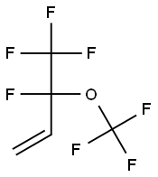 3,4,4,4-TETRAFLUORO-3-(TRIFLUOROMETHOXY)BUT-1-EN 结构式