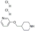3-(4-PIPERIDINYLMETHOXY)PYRIDINEDIHYDROCHLORIDE 结构式