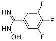 3,4,5-TRIFLUORO-N-HYDROXY-BENZAMIDINE 结构式