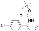 [(R)-1-(4-CHLORO-PHENYL)-BUT-3-ENYL]-CARBAMIC ACID TERT-BUTYL ESTER 结构式