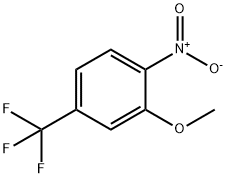 2-甲氧基-4-硝基三氟甲苯 结构式