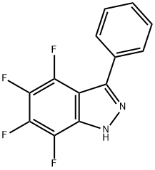 4,5,6,7-TETRAFLUORO-3-PHENYL-1H-INDAZOLE 结构式