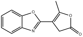 4-(1,3-苯并噁唑-2-基)-5-甲基-2,3-二氢呋喃-2-酮 结构式