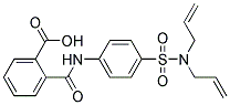 N-(4-DIALLYLSULFAMOYL-PHENYL)-PHTHALAMIC ACID 结构式