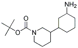 TERT-BUTYL 3-(3-AMINOCYCLOHEXYL)PIPERIDINE-1-CARBOXYLATE 结构式