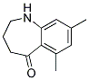 6,8-DIMETHYL-1,2,3,4-TETRAHYDRO-BENZO[B]AZEPIN-5-ONE 结构式