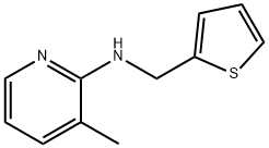 3-METHYL-N-(2-THIENYLMETHYL)PYRIDIN-2-AMINE 结构式