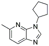 3-CYCLOPENTYL-5-METHYL-3H-IMIDAZO[4,5-B]PYRIDINE 结构式