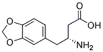 (R)-3-AMINO-4-(BENZO[D][1,3]DIOXOL-5-YL)BUTANOIC ACID 结构式
