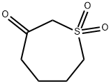 THIEPAN-3-ONE 1,1-DIOXIDE 结构式