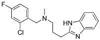 3-(1H-Benzimidazol-2-yl)-N-(2-chloro-4-fluorobenzyl)-N-methylpropan-1-amine 结构式