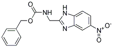 (5-NITRO-1H-BENZIMIDAZOL-2-YLMETHYL)-CARBAMIC ACID BENZYL ESTER 结构式
