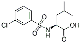 N-(3-氯苯磺酰基)亮氨酸,96% 结构式