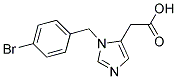 [3-(4-BROMO-BENZYL)-3H-IMIDAZOL-4-YL]-ACETIC ACID 结构式