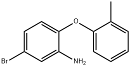 5-BROMO-2-(2-METHYLPHENOXY)ANILINE 结构式