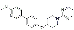 N,N-DIMETHYL-5-(4-[(1-PYRIMIDIN-2-YLPIPERIDIN-4-YL)OXY]PHENYL)PYRIDIN-2-AMINE 结构式