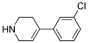 4-(3-CHLORO-PHENYL)-1,2,3,6-TETRAHYDRO-PYRIDINE 结构式