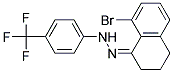 N-(8-BROMO-3,4-DIHYDRO-2H-NAPHTHALEN-1-YLIDENE)-N'-(4-TRIFLUOROMETHYL-PHENYL)-HYDRAZINE 结构式