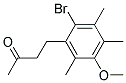 4-(2-BROMO-5-METHOXY-3,4,6-TRIMETHYL-PHENYL)-BUTAN-2-ONE 结构式