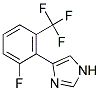 4-(2-FLUORO-6-TRIFLUOROMETHYL-PHENYL)-1H-IMIDAZOLE 结构式