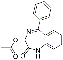 ACETIC ACID 2-OXO-5-PHENYL-2,3-DIHYDRO-1H-BENZO[E][1,4]DIAZEPIN-3-YL ESTER 结构式