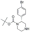 (R)-2-(4-BROMO-PHENYL)-PIPERAZINE-1-CARBOXYLIC ACID TERT-BUTYL ESTER 结构式