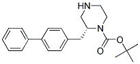 (R)-2-BIPHENYL-4-YLMETHYL-PIPERAZINE-1-CARBOXYLIC ACID TERT-BUTYL ESTER 结构式