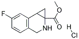 METHYL 6-FLUORO-1A,2,3,7B-TETRAHYDRO-1H-CYCLOPROPA[C]ISOQUINOLINE-1A-CARBOXYLATE HYDROCHLORIDE 结构式