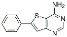 6-PHENYL-THIENO[3,2-D]PYRIMIDIN-4-YLAMINE 结构式