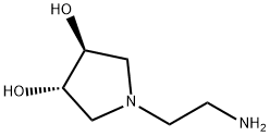 (3S,4S)-1-(2-AMINO-ETHYL)-PYRROLIDINE-3,4-DIOL 结构式