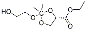 (S)-2-(2-HYDROXYETHOXY)ETHYL 2,2-DIMETHYL-1,3-DIOXOLANE-4-CARBOXYLATE 结构式