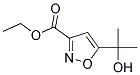 ETHYL 5-(1-HYDROXY-1-METHYLETHYL)ISOXAZOLE-3-CARBOXYLATE 结构式