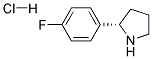 (S)-2-(4-氟苯基)吡咯烷盐酸盐 结构式