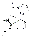 4-(2-METHOXYPHENYL)-2-METHYL-2,7-DIAZASPIRO[4.5]DECAN-1-ONE HYDROCHLORIDE 结构式