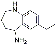 7-Ethyl-2,3,4,5-tetrahydro-1H-benzo[b]azepin-5-ylamine 结构式