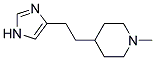 4-[2-(1H-IMIDAZOL-4-YL)-ETHYL]-1-METHYL-PIPERIDINE 结构式