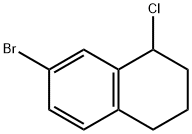 7-溴-1-氯-1,2,3,4-四氢萘 结构式