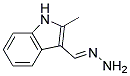 3-(Hydrazonomethyl)-2-methyl-1H-indole 结构式
