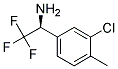 (S)-1-(3-CHLORO-4-METHYL-PHENYL)-2,2,2-TRIFLUORO-ETHYLAMINE 结构式